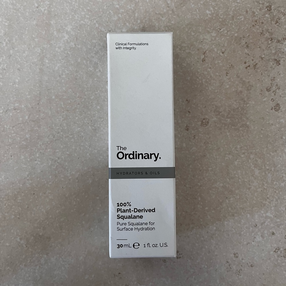 The ordinary plant derived squalane